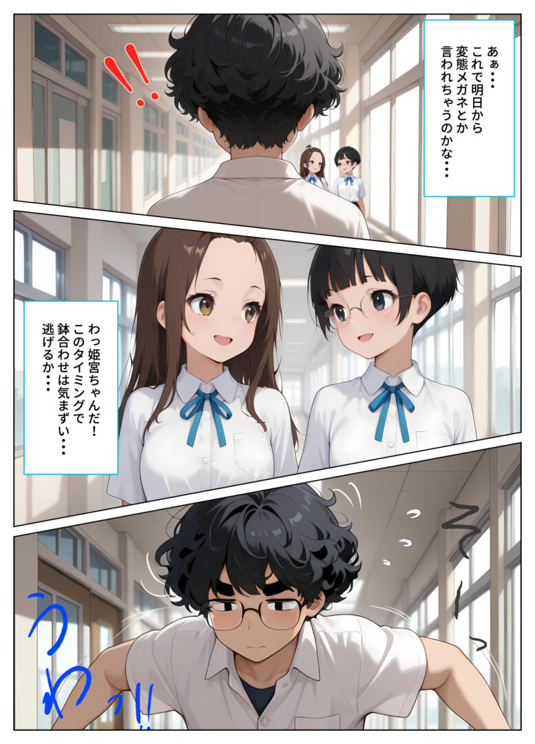 童貞モブがハーレム主人公になるまであと100日〜ぼっちメガネにイカされて〜